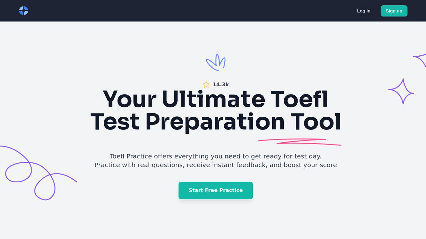 TOEFL Practice Screenshot