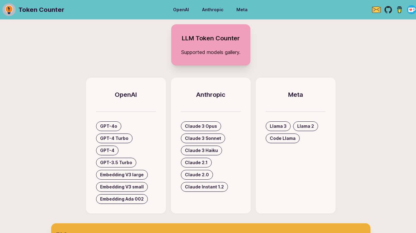 LLM Token Counter screenshot