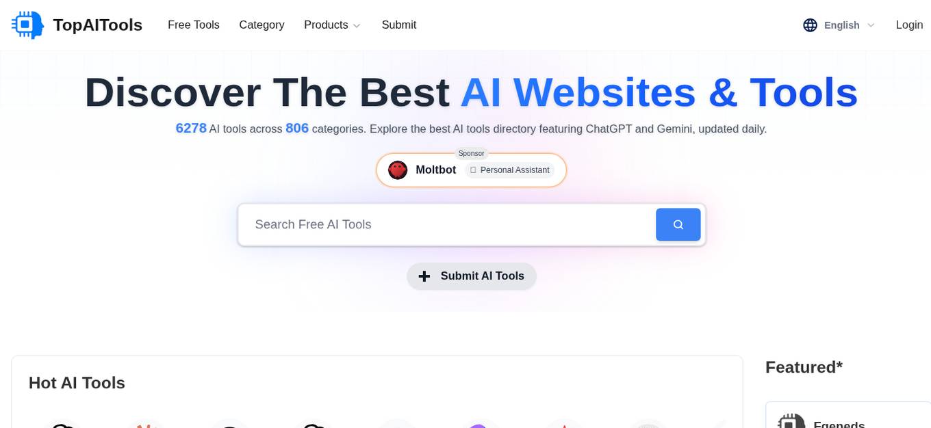 TopAITools Screenshot