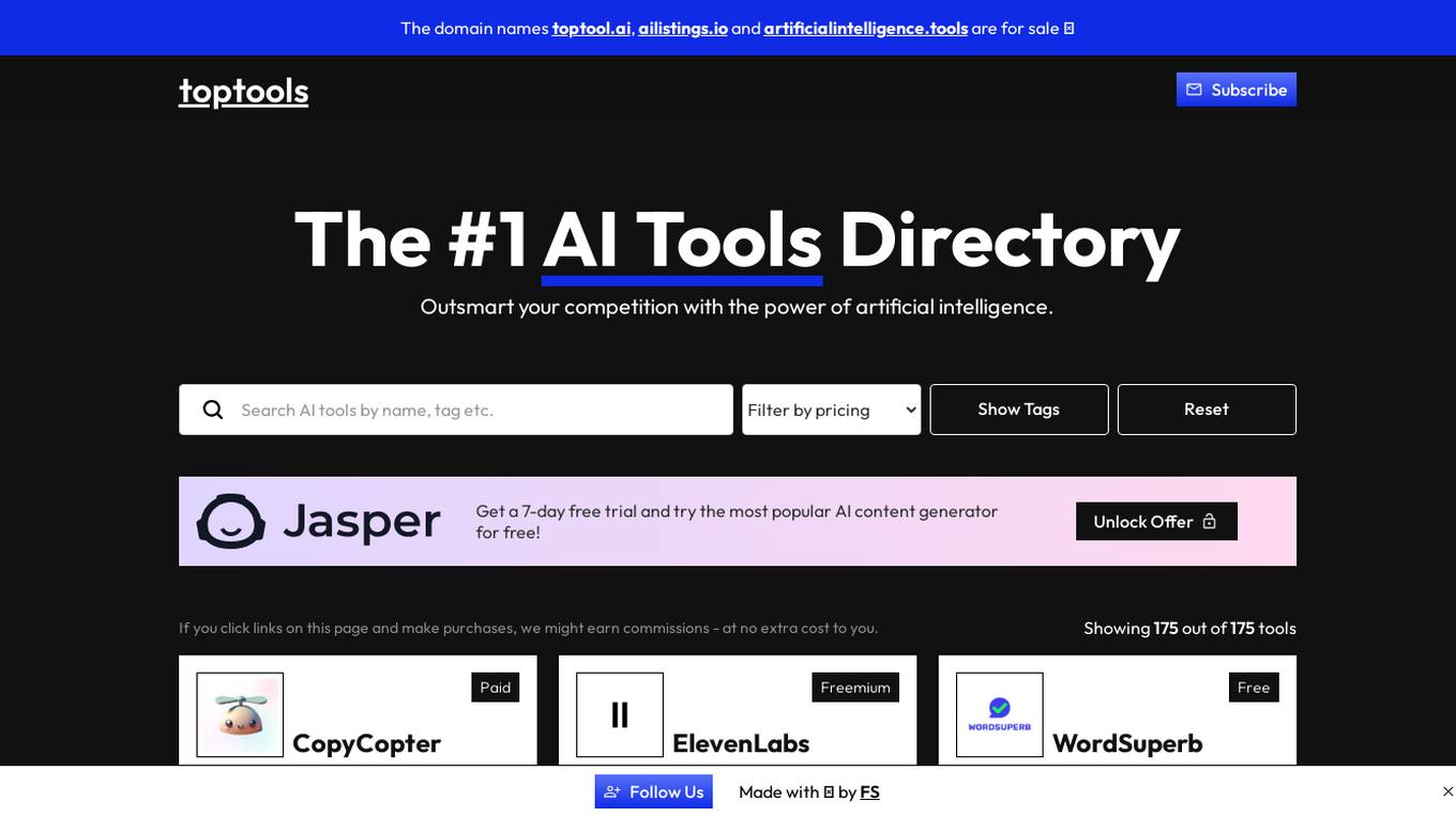 TopTools.ai Screenshot