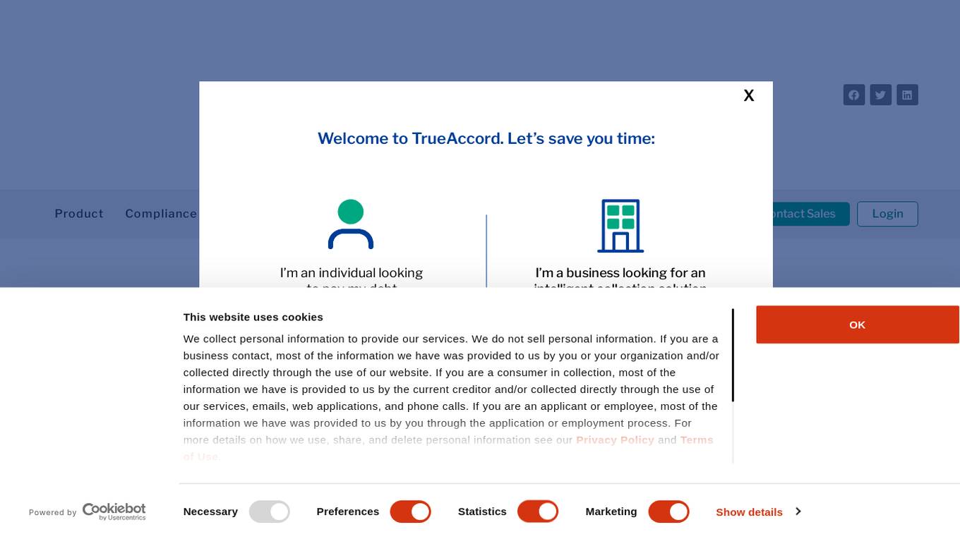 TrueAccord Screenshot