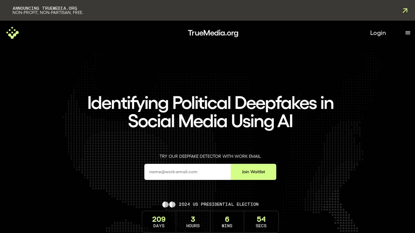 TrueMedia.org screenshot