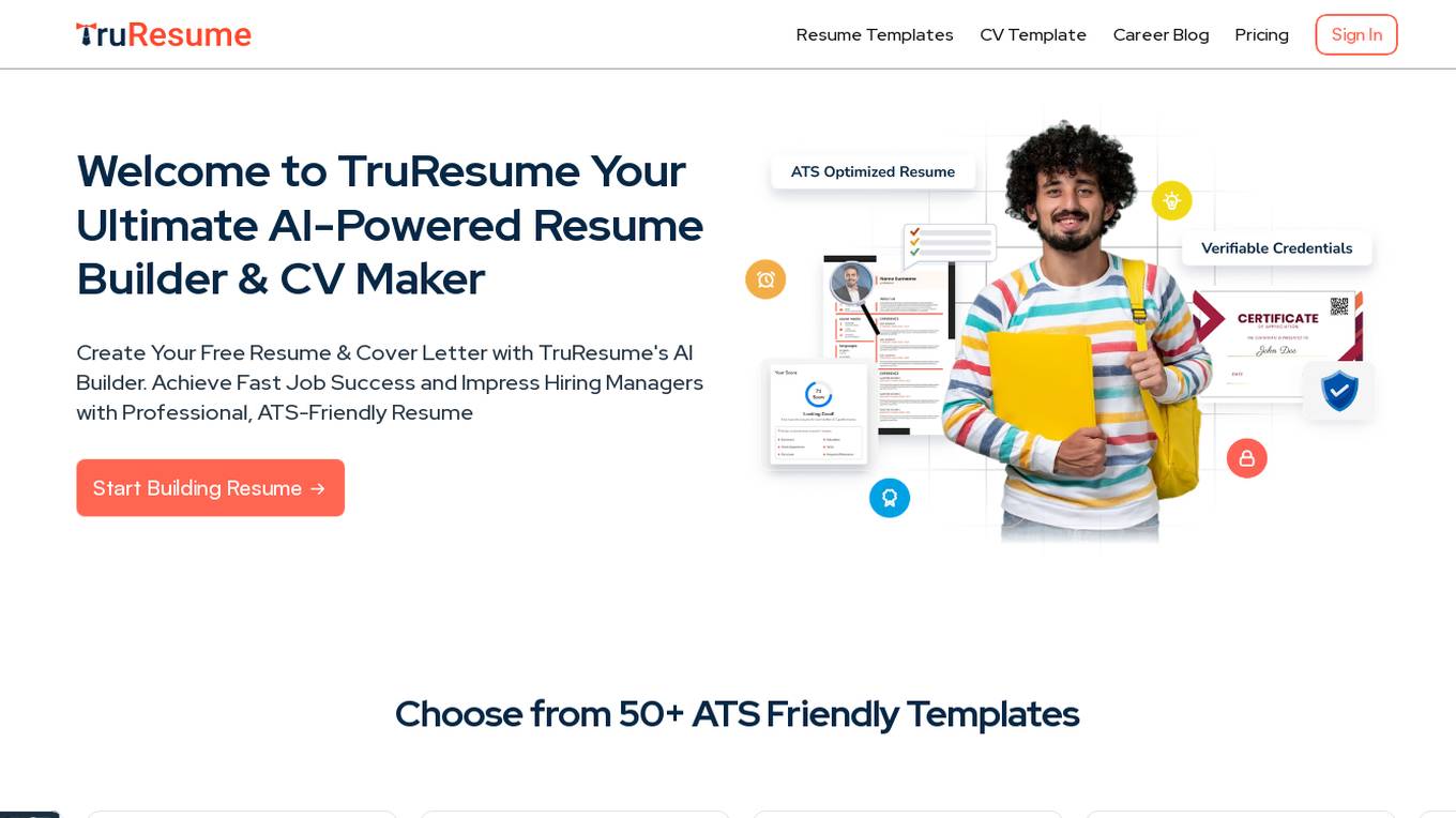 TruResume Screenshot