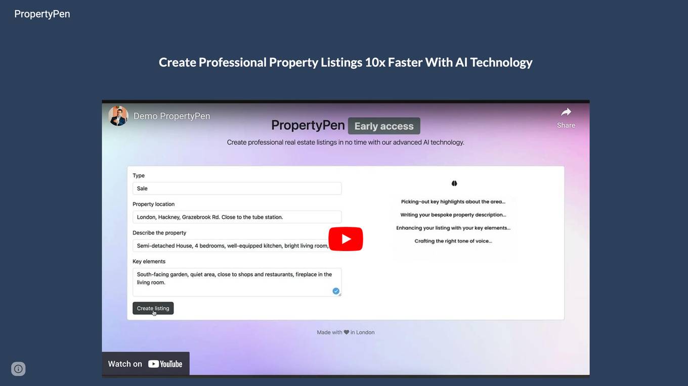 PropertyPen Screenshot