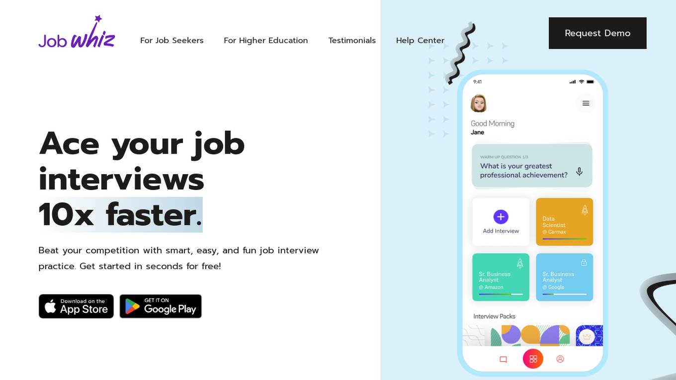 JobWhiz screenshot