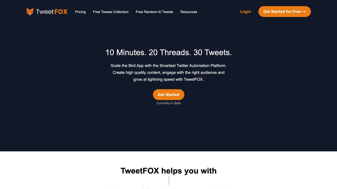 TweetFox Screenshot