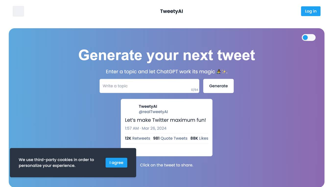 TweetyAI screenshot