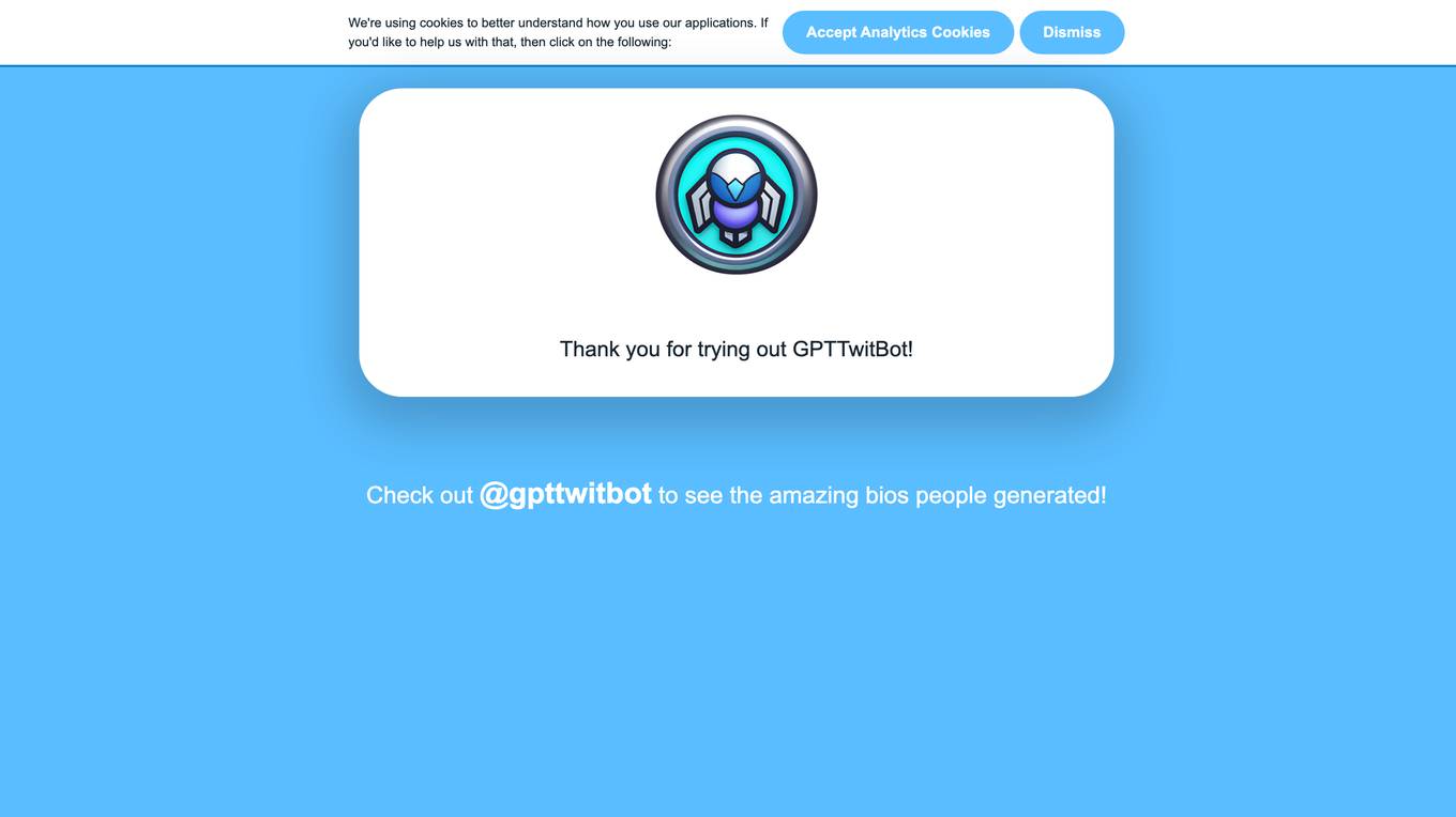 GPT Twitter Bot Screenshot