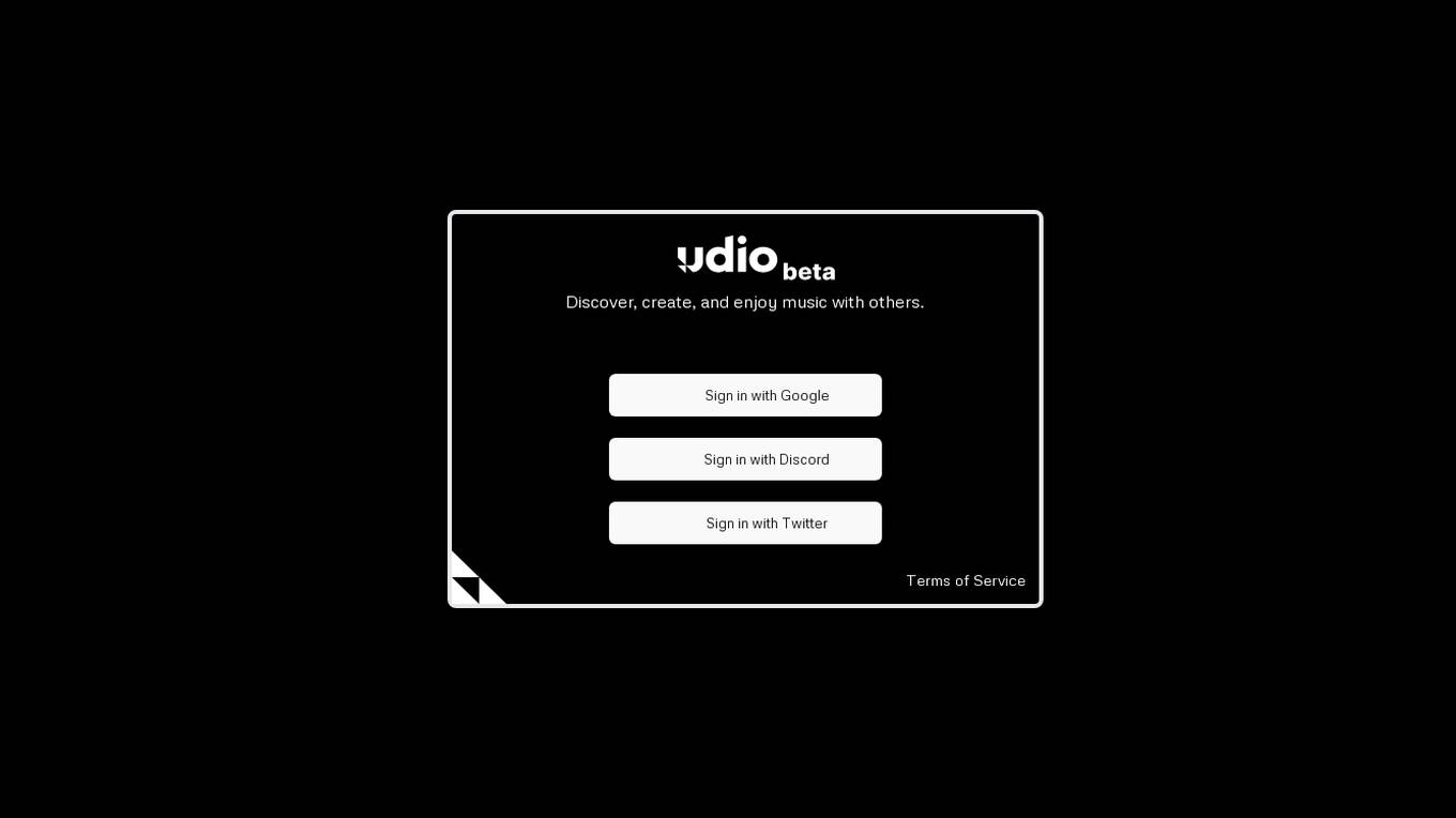 Udio screenshot