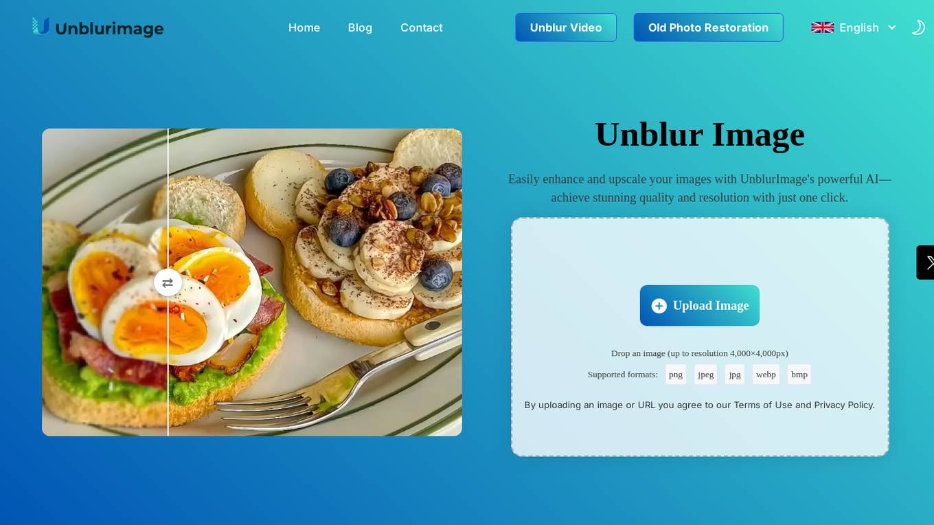 UnblurImage AI Screenshot