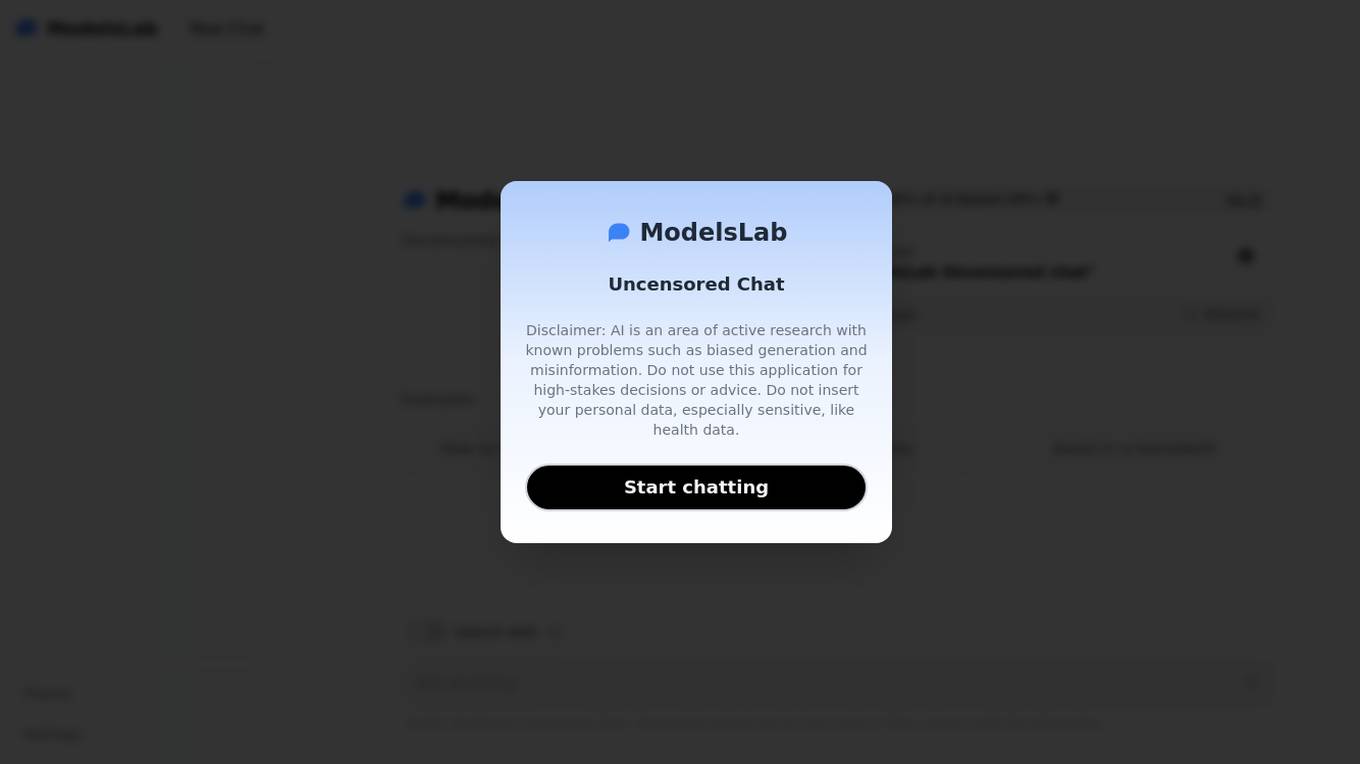 ModelsLab Screenshot