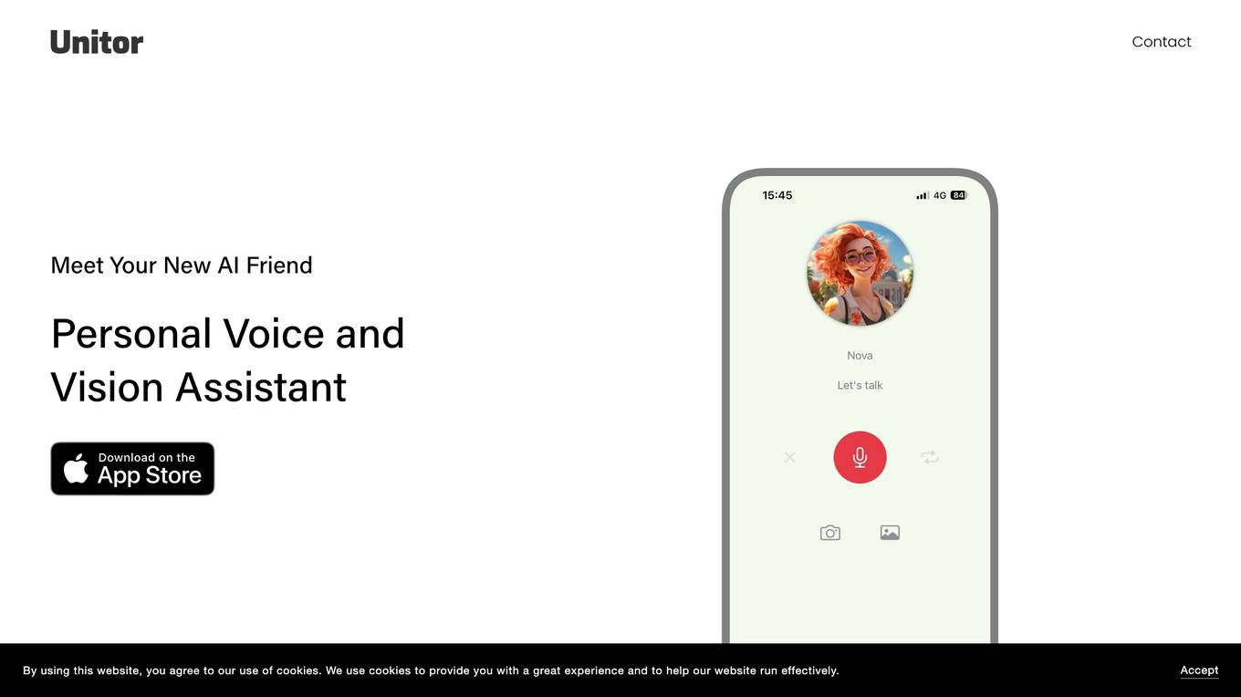 Personal Voice and Vision Assistant screenshot