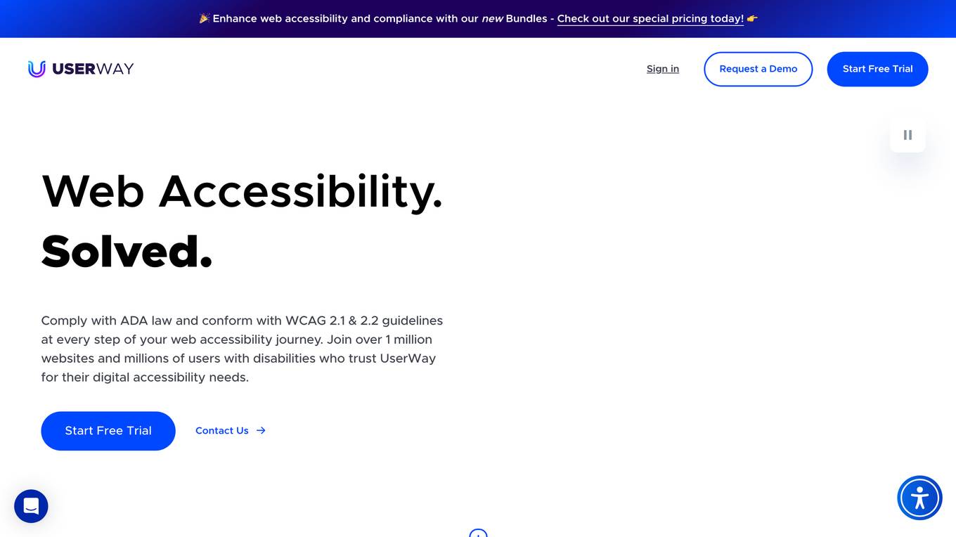 UserWay Screenshot