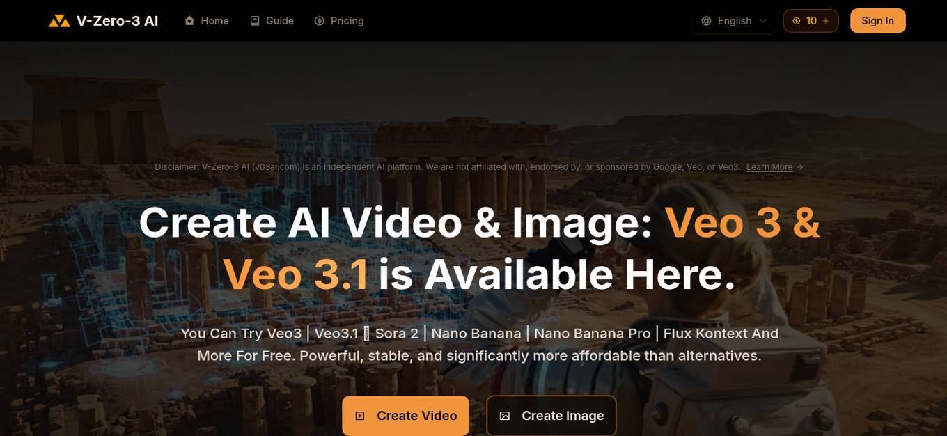V-Zero-3 AI screenshot