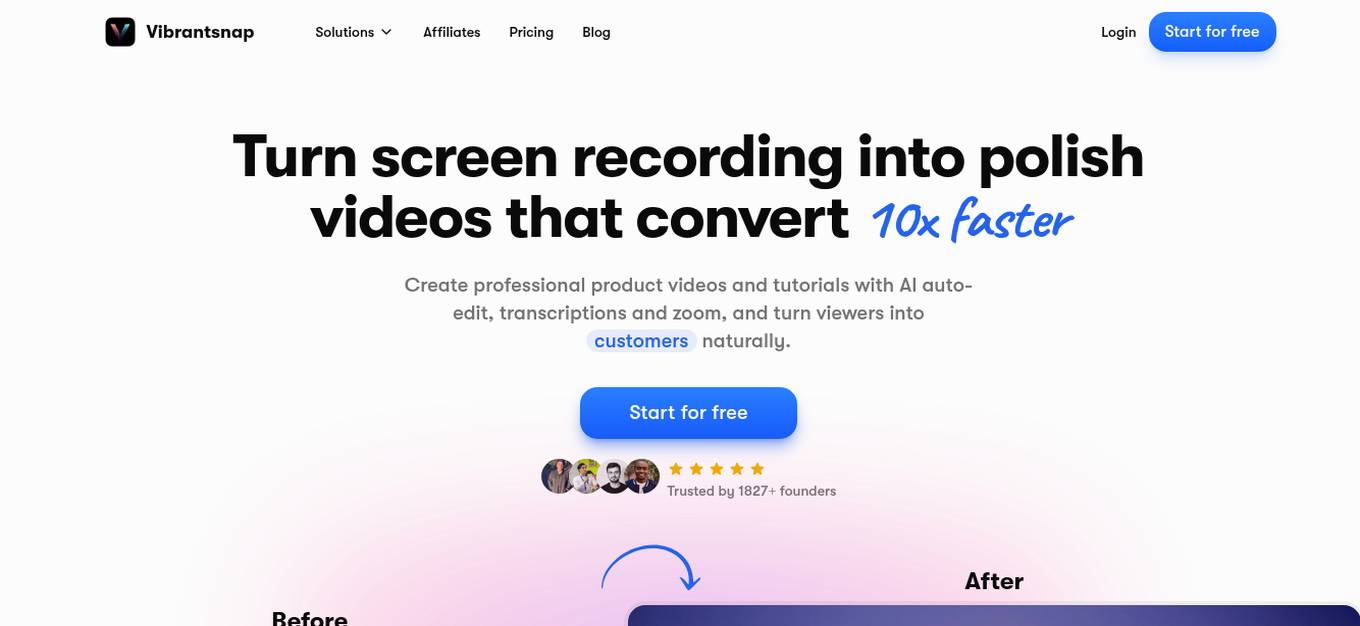 VibrantSnap Screenshot