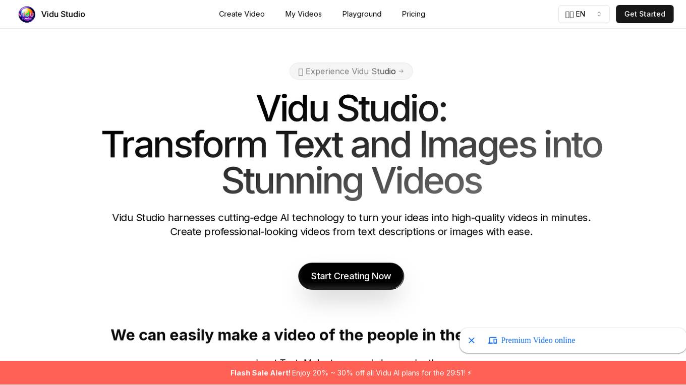 Vidu Studio Screenshot