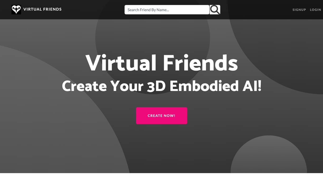 Virtual Friends Screenshot