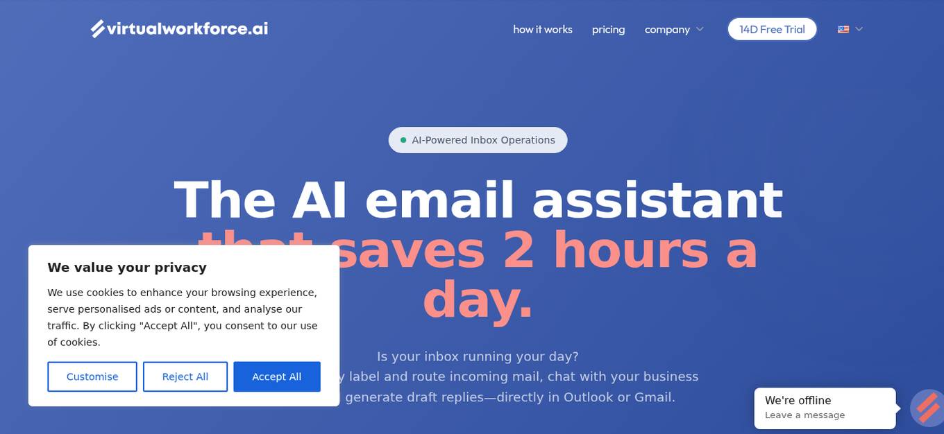Virtualworkforce.ai Screenshot