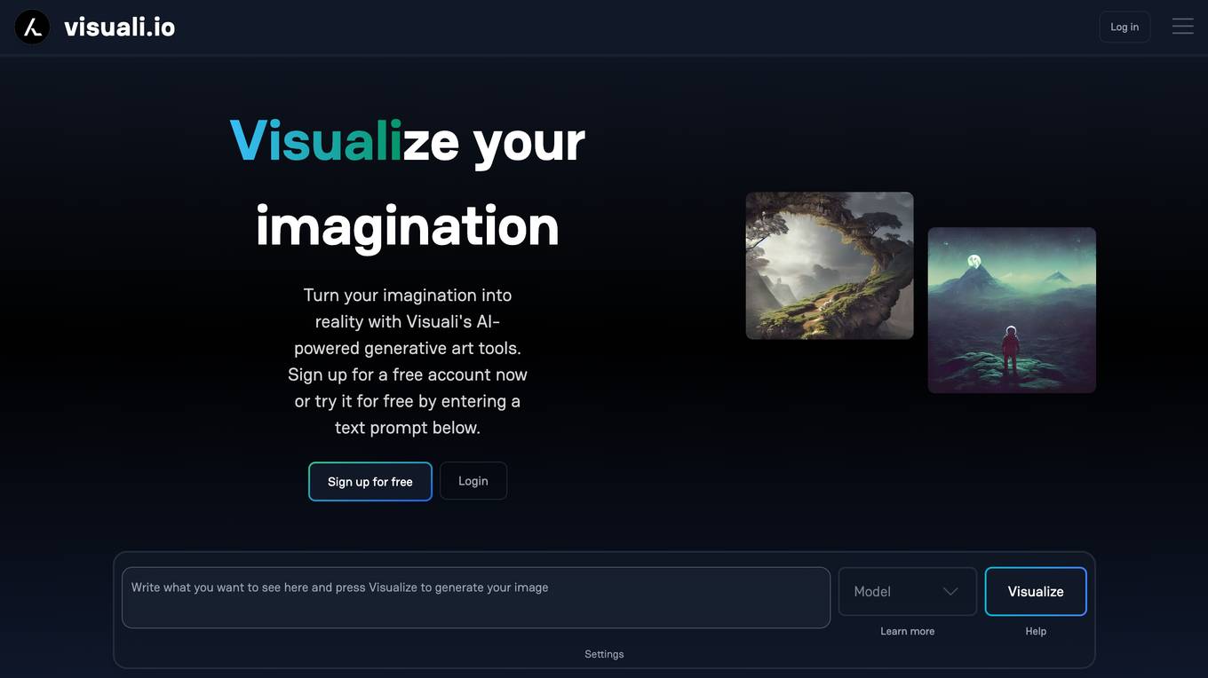 Visuali screenshot