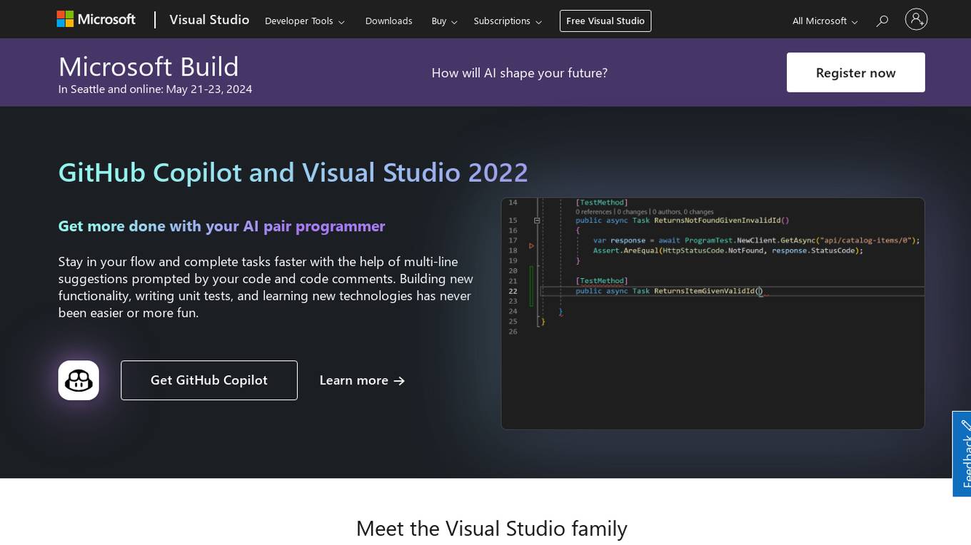 Microsoft Visual Studio Screenshot