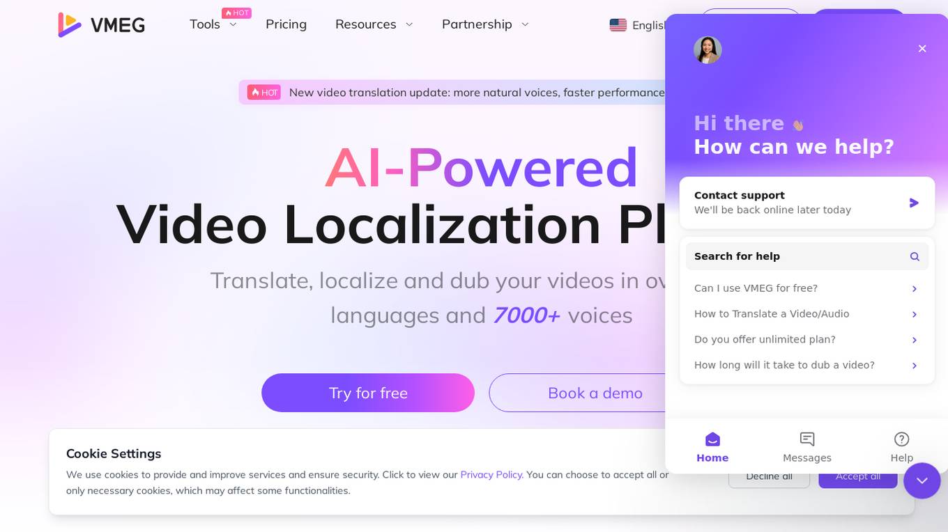 VMEG Screenshot