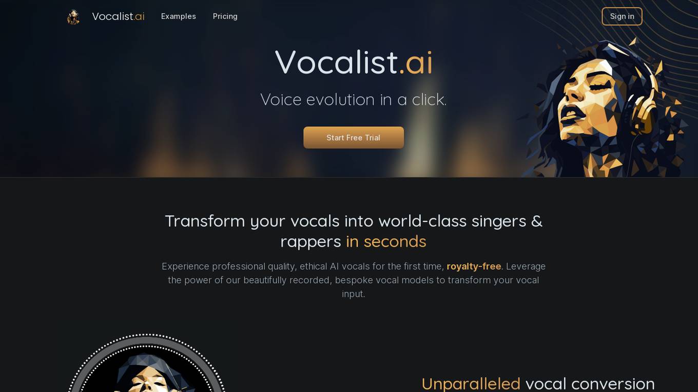 Vocalist.ai screenshot