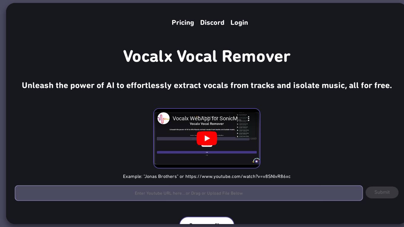 Vocalx Screenshot