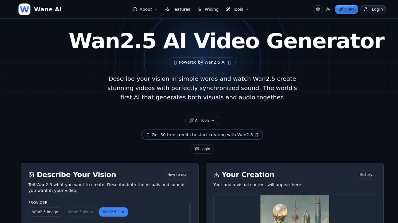 Wan2.5 Screenshot