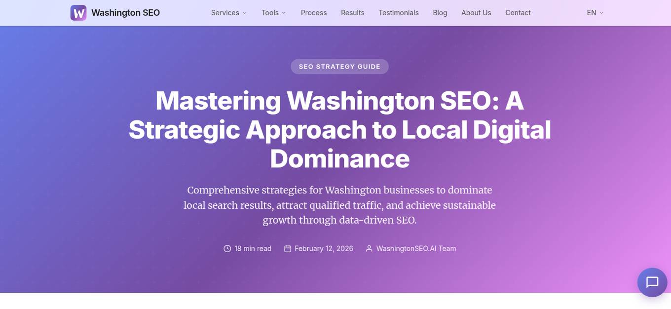 WashingtonSEO.AI Screenshot
