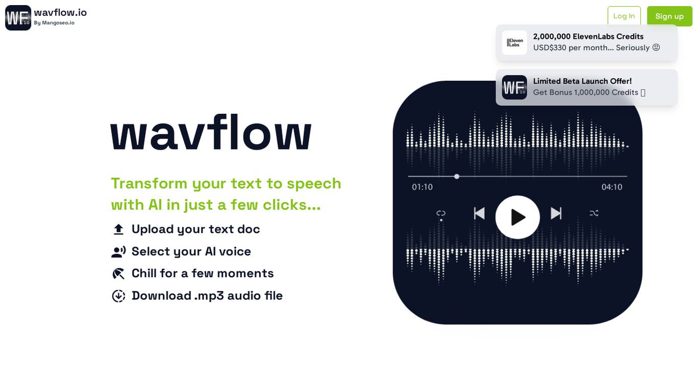 Wavflow screenshot