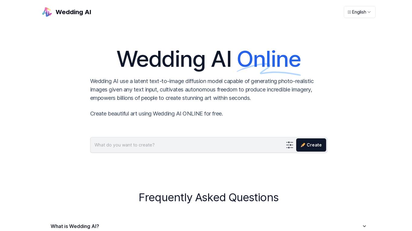 Wedding AI Online Screenshot