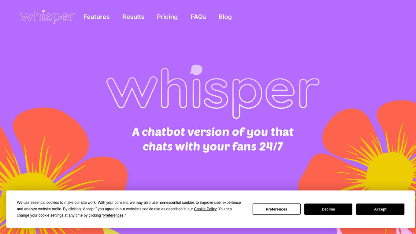 Whisper Screenshot