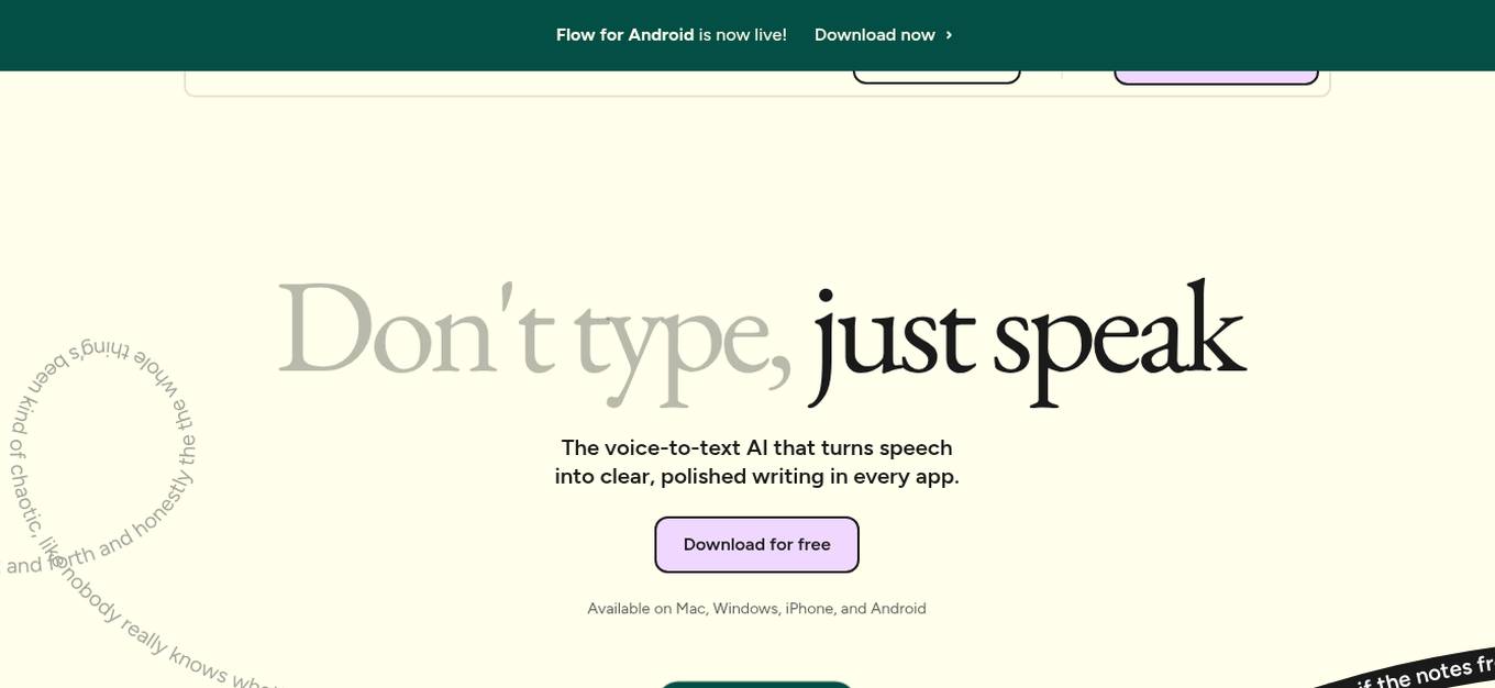 Wispr Flow Screenshot