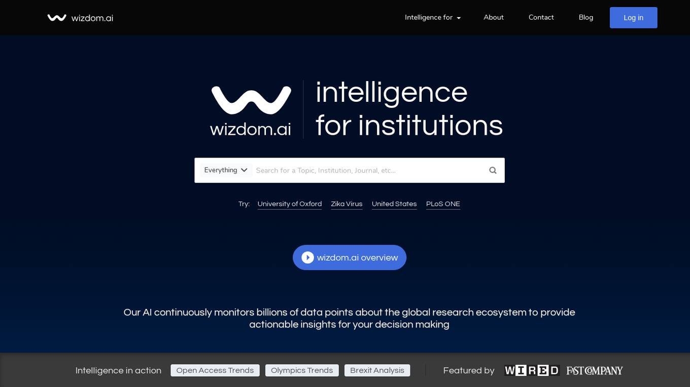 Wizdom.ai screenshot