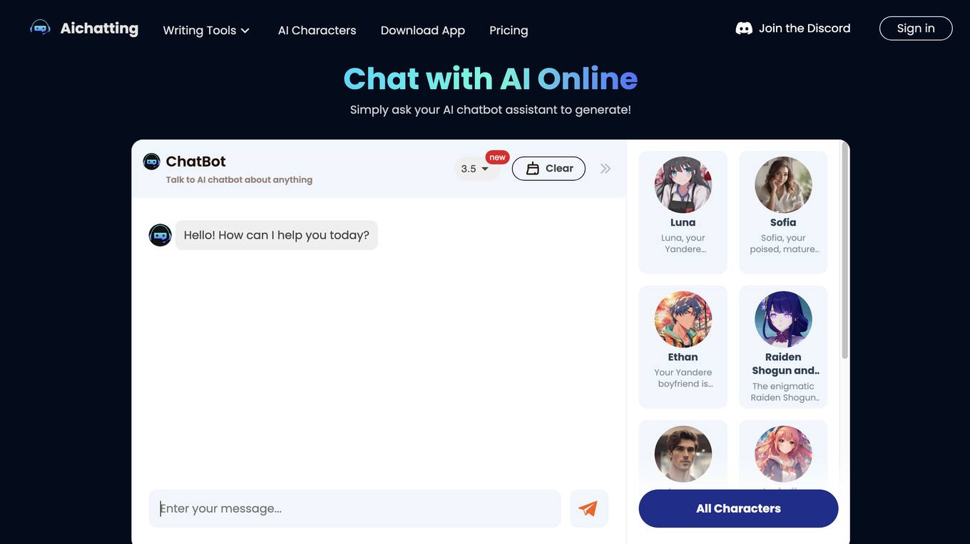 AI Chatting screenshot