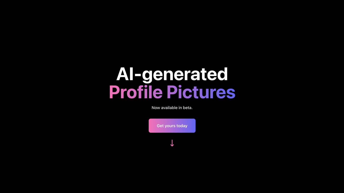 AI Profile Pictures Screenshot