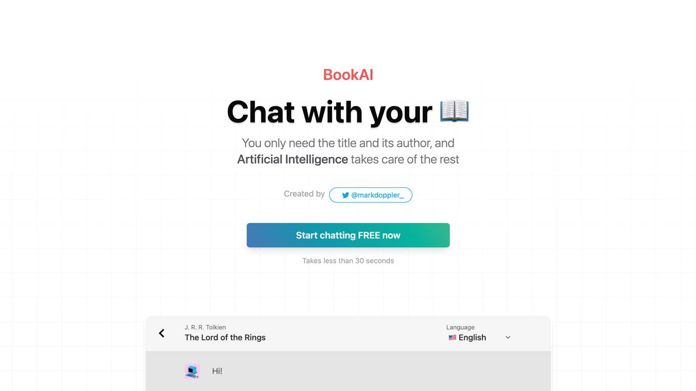 BookAI.chat Screenshot