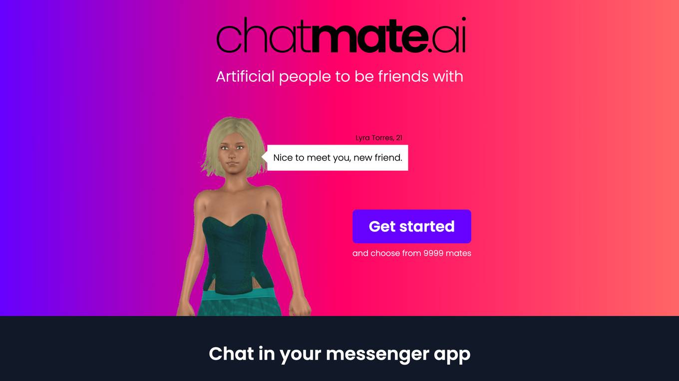 Chatmate AI screenshot