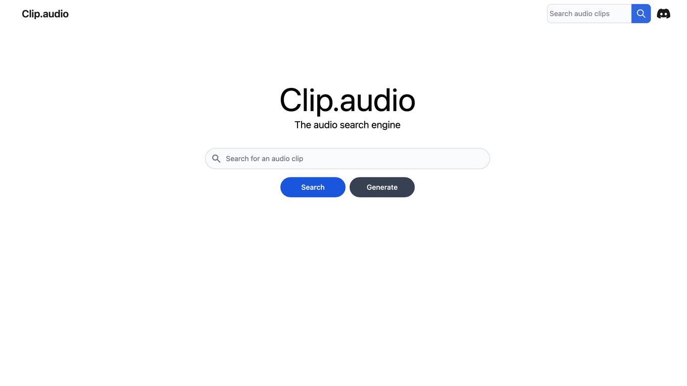 Clip.audio Screenshot