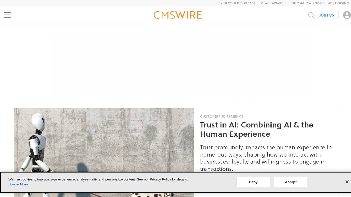 CMSWire Screenshot