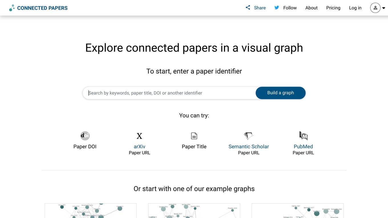 Connected Papers Screenshot