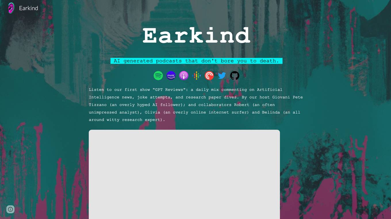 Earkind screenshot