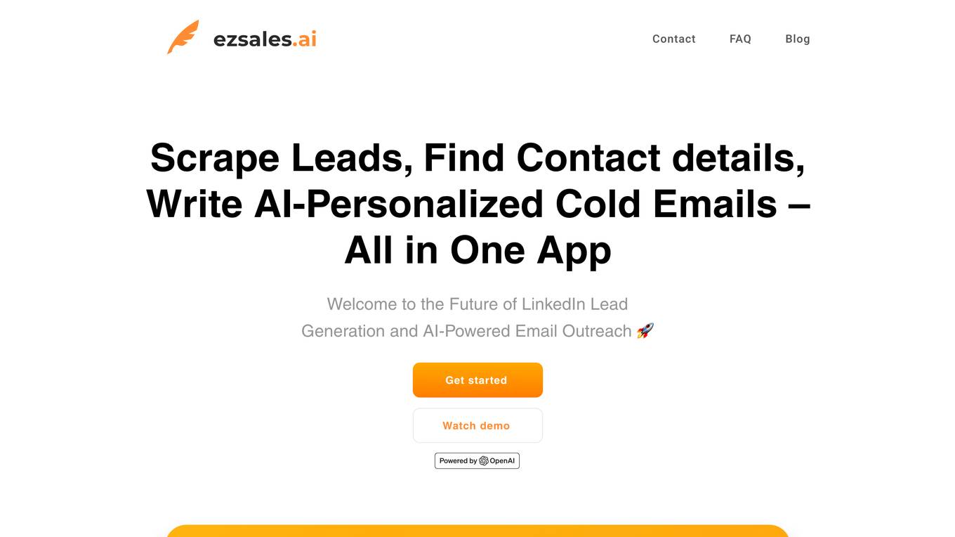 Ezsales.ai Screenshot