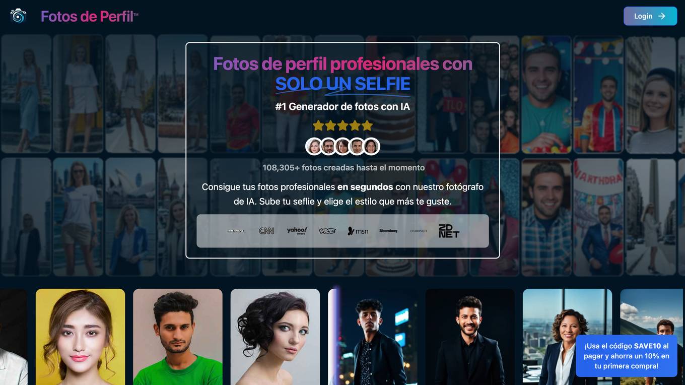 Fotos de Perfil screenshot