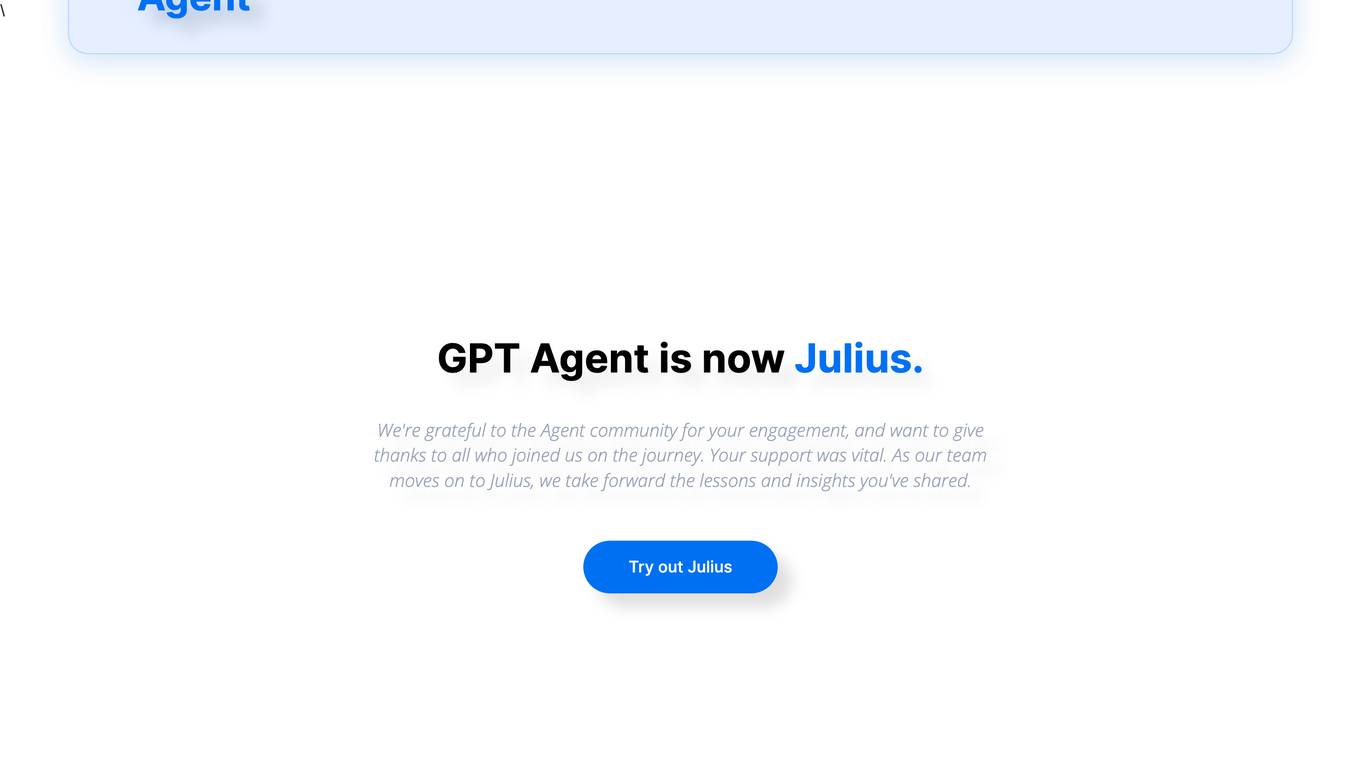 Julius Screenshot