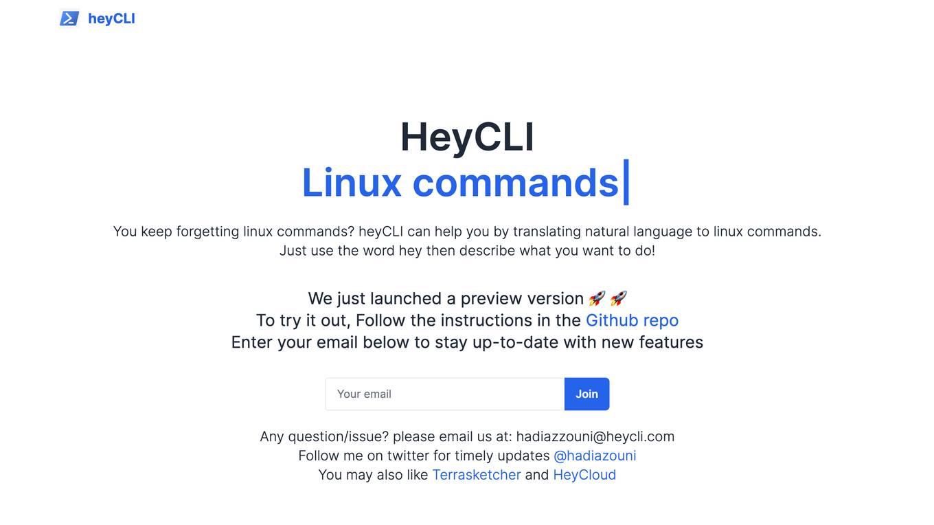 heyCLI screenshot