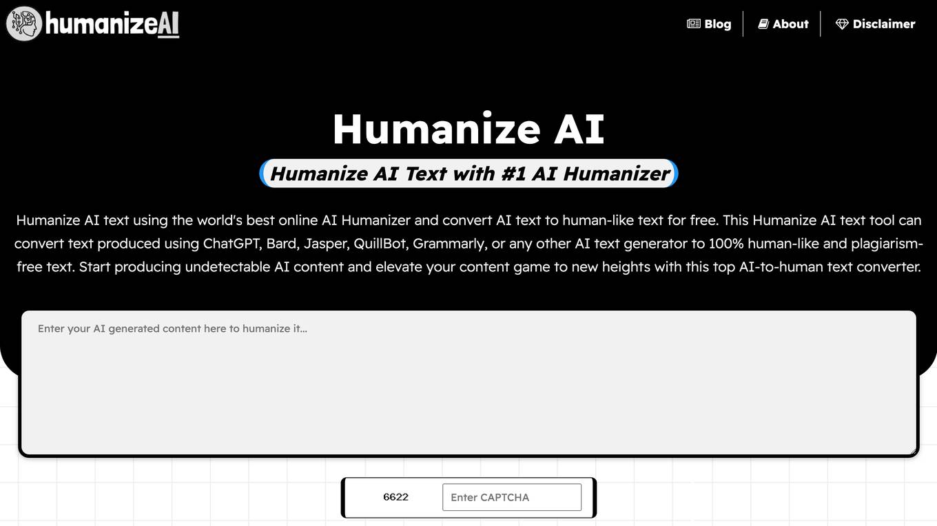 Humanize AI Screenshot