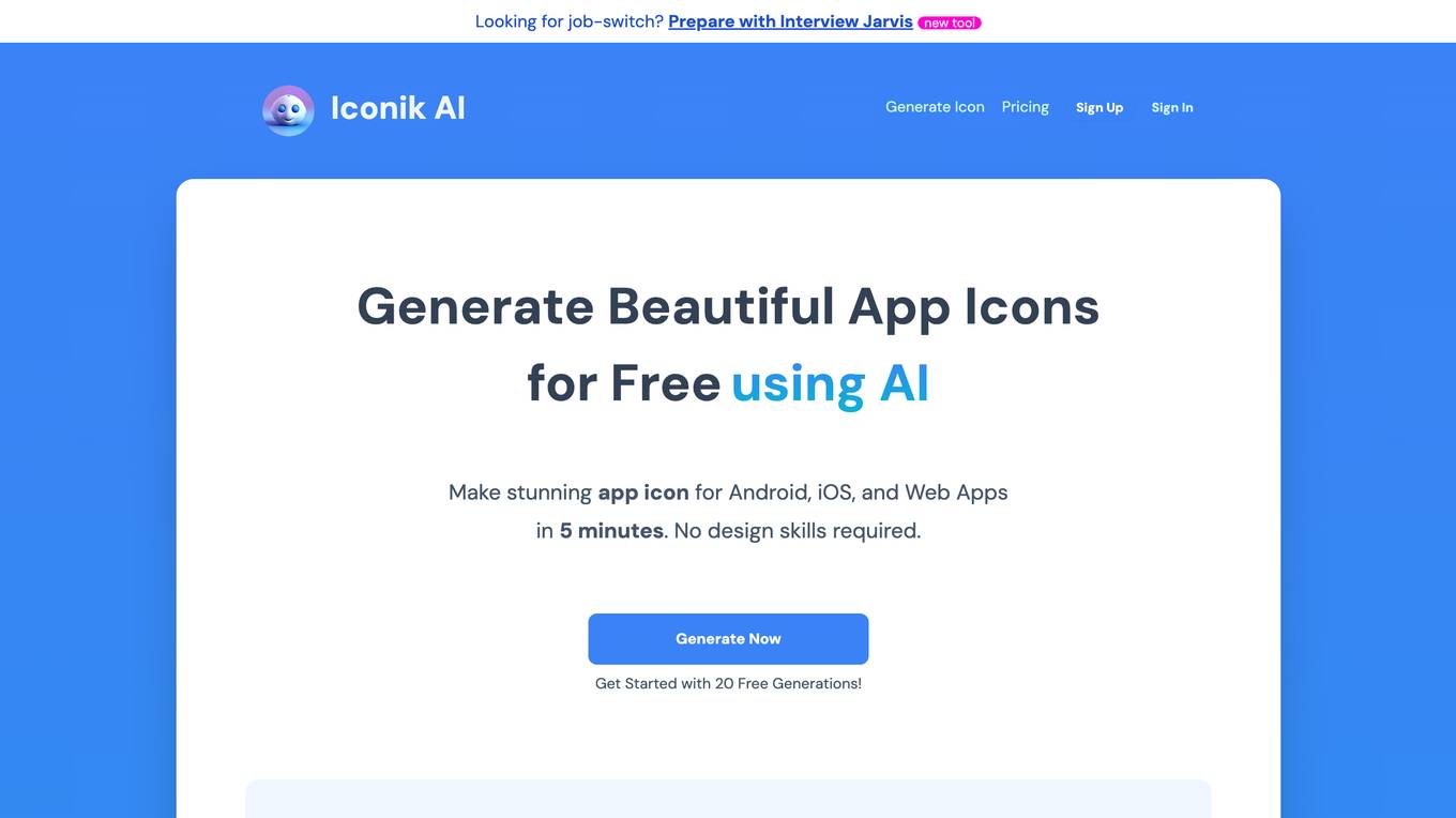 Iconik AI screenshot