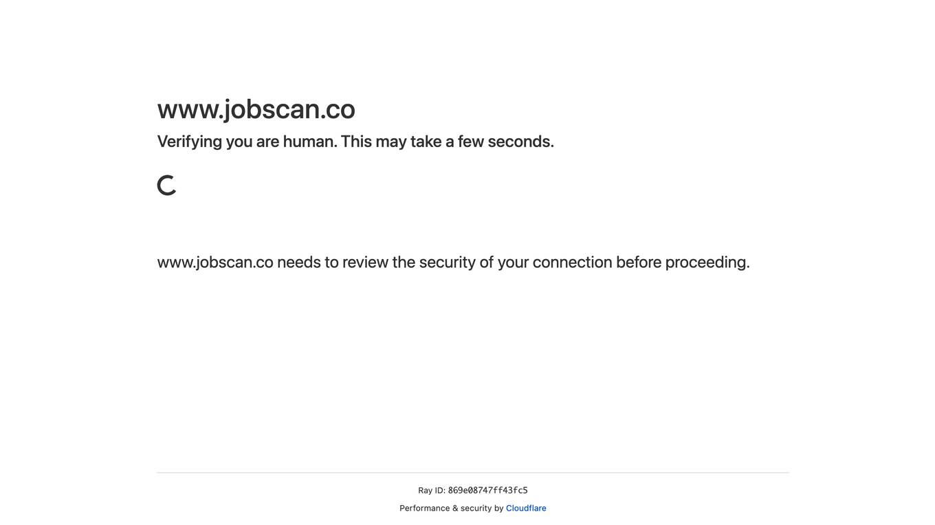 Jobscan screenshot