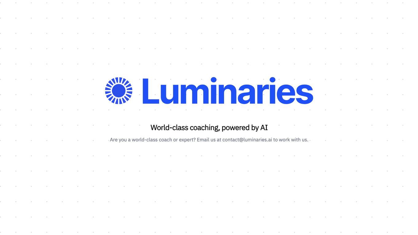 Luminaries Screenshot